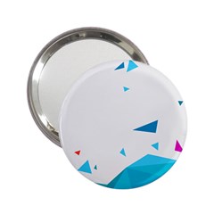 Triangle Chevron Colorfull 2.25  Handbag Mirrors