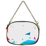 Triangle Chevron Colorfull Chain Purses (One Side)  Front