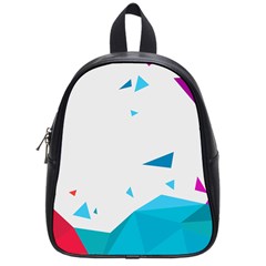 Triangle Chevron Colorfull School Bag (Small)