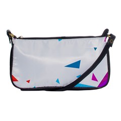 Triangle Chevron Colorfull Shoulder Clutch Bags by Mariart