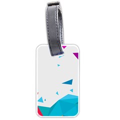 Triangle Chevron Colorfull Luggage Tags (one Side)  by Mariart