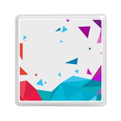 Triangle Chevron Colorfull Memory Card Reader (square)  by Mariart