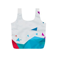 Triangle Chevron Colorfull Full Print Recycle Bags (S) 