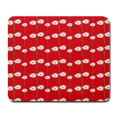 Sunflower Red Star Beauty Flower Floral Large Mousepads by Mariart