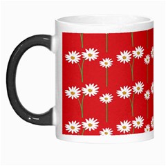 Sunflower Red Star Beauty Flower Floral Morph Mugs