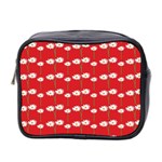 Sunflower Red Star Beauty Flower Floral Mini Toiletries Bag 2-Side Front