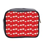 Sunflower Red Star Beauty Flower Floral Mini Toiletries Bag 2-Side Back