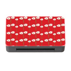 Sunflower Red Star Beauty Flower Floral Memory Card Reader With Cf by Mariart