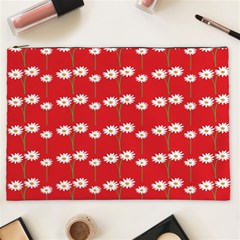 Sunflower Red Star Beauty Flower Floral Cosmetic Bag (xxl) 