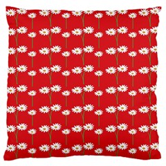 Sunflower Red Star Beauty Flower Floral Standard Flano Cushion Case (one Side) by Mariart