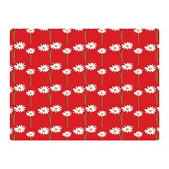 Sunflower Red Star Beauty Flower Floral Double Sided Flano Blanket (mini)  by Mariart