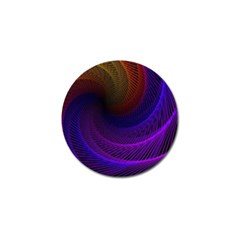 Striped Abstract Wave Background Structural Colorful Texture Line Light Wave Waves Chevron Golf Ball Marker by Mariart