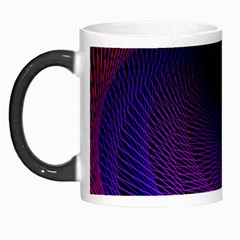 Striped Abstract Wave Background Structural Colorful Texture Line Light Wave Waves Chevron Morph Mugs by Mariart