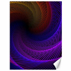 Striped Abstract Wave Background Structural Colorful Texture Line Light Wave Waves Chevron Canvas 36  X 48   by Mariart