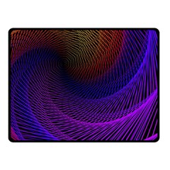 Striped Abstract Wave Background Structural Colorful Texture Line Light Wave Waves Chevron Fleece Blanket (small) by Mariart