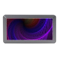 Striped Abstract Wave Background Structural Colorful Texture Line Light Wave Waves Chevron Memory Card Reader (mini) by Mariart