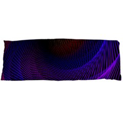 Striped Abstract Wave Background Structural Colorful Texture Line Light Wave Waves Chevron Body Pillow Case (dakimakura) by Mariart