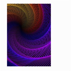 Striped Abstract Wave Background Structural Colorful Texture Line Light Wave Waves Chevron Large Garden Flag (two Sides) by Mariart