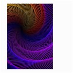 Striped Abstract Wave Background Structural Colorful Texture Line Light Wave Waves Chevron Large Garden Flag (Two Sides) Front