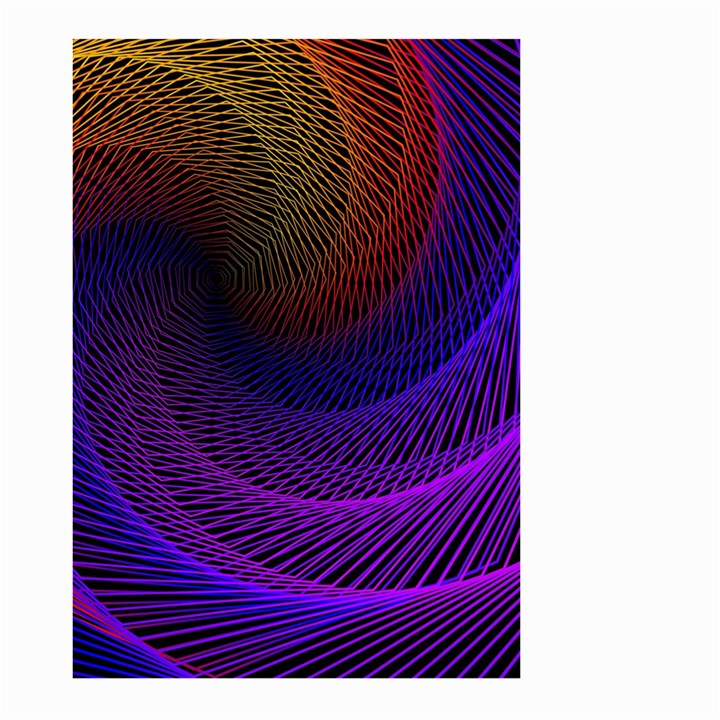 Striped Abstract Wave Background Structural Colorful Texture Line Light Wave Waves Chevron Large Garden Flag (Two Sides)