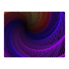 Striped Abstract Wave Background Structural Colorful Texture Line Light Wave Waves Chevron Double Sided Flano Blanket (mini)  by Mariart