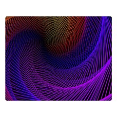 Striped Abstract Wave Background Structural Colorful Texture Line Light Wave Waves Chevron Double Sided Flano Blanket (large) 