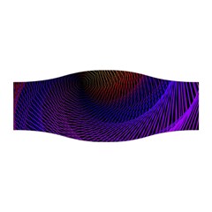 Striped Abstract Wave Background Structural Colorful Texture Line Light Wave Waves Chevron Stretchable Headband by Mariart