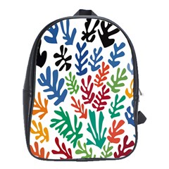 The Wreath Matisse Beauty Rainbow Color Sea Beach School Bag (xl) by Mariart