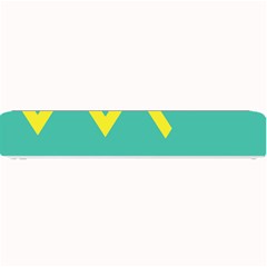 Waves Chevron Wave Green Yellow Sign Small Bar Mats