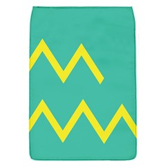 Waves Chevron Wave Green Yellow Sign Flap Covers (s)  by Mariart