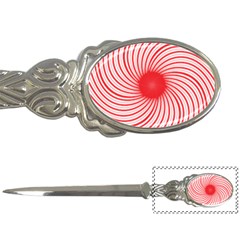 Spiral Red Polka Star Letter Openers