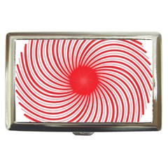 Spiral Red Polka Star Cigarette Money Cases by Mariart