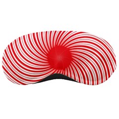 Spiral Red Polka Star Sleeping Masks by Mariart