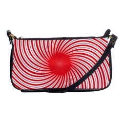 Spiral Red Polka Star Shoulder Clutch Bags