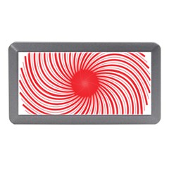 Spiral Red Polka Star Memory Card Reader (mini) by Mariart