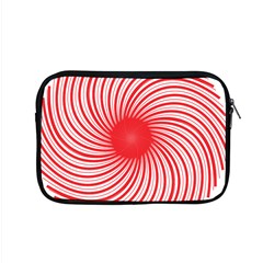 Spiral Red Polka Star Apple Macbook Pro 15  Zipper Case