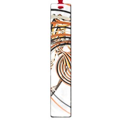 Splines Line Circle Brown Large Book Marks