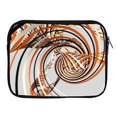 Splines Line Circle Brown Apple Ipad 2/3/4 Zipper Cases by Mariart