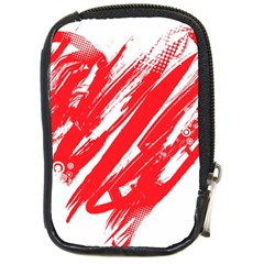 Valentines Day Heart Modern Red Polka Compact Camera Cases