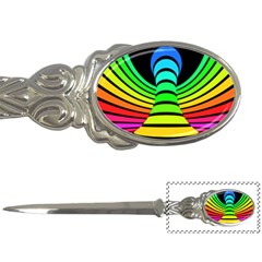 Twisted Motion Rainbow Colors Line Wave Chevron Waves Letter Openers