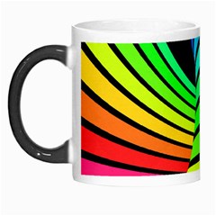 Twisted Motion Rainbow Colors Line Wave Chevron Waves Morph Mugs by Mariart