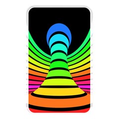 Twisted Motion Rainbow Colors Line Wave Chevron Waves Memory Card Reader by Mariart