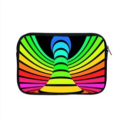 Twisted Motion Rainbow Colors Line Wave Chevron Waves Apple Macbook Pro 15  Zipper Case by Mariart