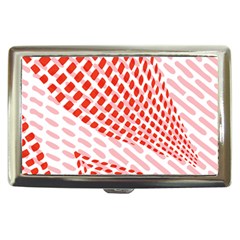 Waves Wave Learning Connection Polka Red Pink Chevron Cigarette Money Cases by Mariart