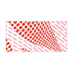 Waves Wave Learning Connection Polka Red Pink Chevron Yoga Headband by Mariart