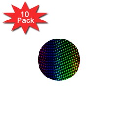 Digitally Created Halftone Dots Abstract Background Design 1  Mini Buttons (10 Pack)  by Nexatart