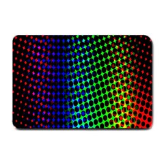 Digitally Created Halftone Dots Abstract Background Design Small Doormat  by Nexatart