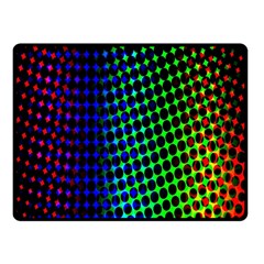 Digitally Created Halftone Dots Abstract Background Design Fleece Blanket (small) by Nexatart