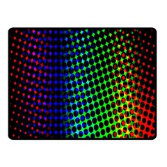 Digitally Created Halftone Dots Abstract Background Design Double Sided Fleece Blanket (small)  by Nexatart