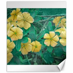 Yellow Flowers At Nature Canvas 8  X 10  by dflcprints